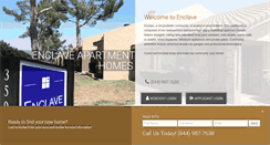 Desktop Screenshot of enclaveapartmenthome.com